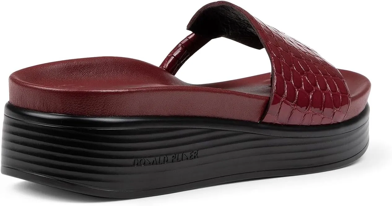 Donald Pliner Women's Fifi Slide Sandals, Women's Summer Sandals, Women’s Shoes, Comfortable Open-Toe Casual Flats