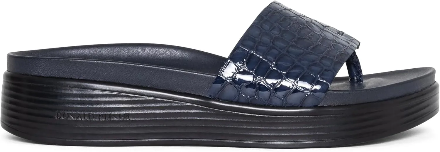 Donald Pliner Women's Fifi Slide Sandals, Women's Summer Sandals, Women’s Shoes, Comfortable Open-Toe Casual Flats