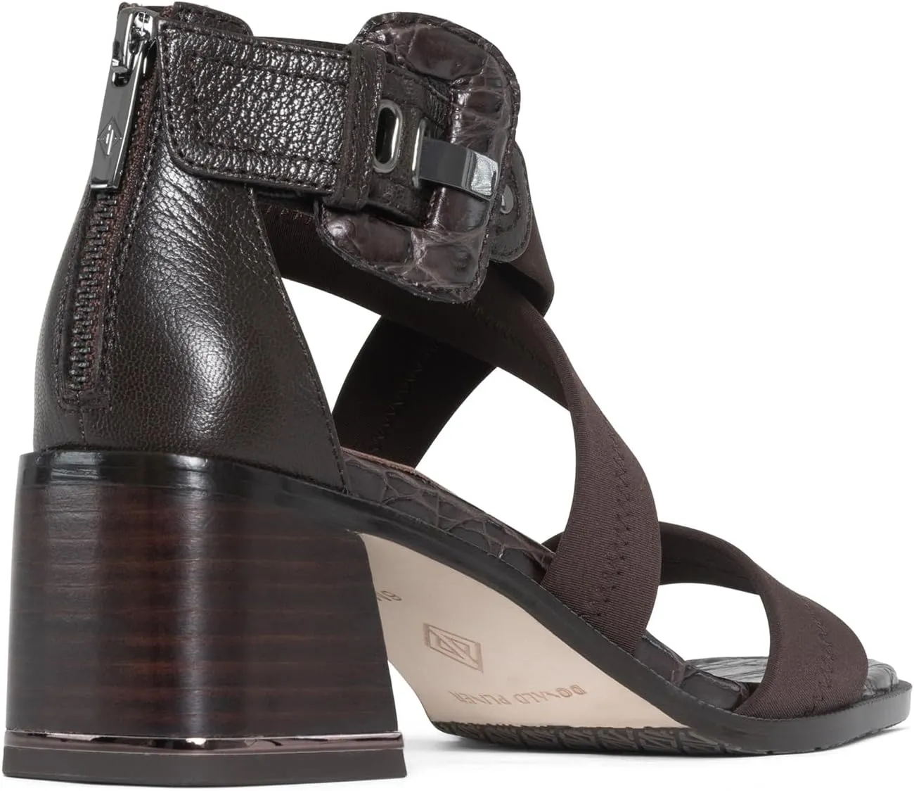 Donald Pliner Women's Helen Strap Sandals, 2,25" Block Heels Women's Summer Sandals, Open-Toe Sandals for All-Day Wear
