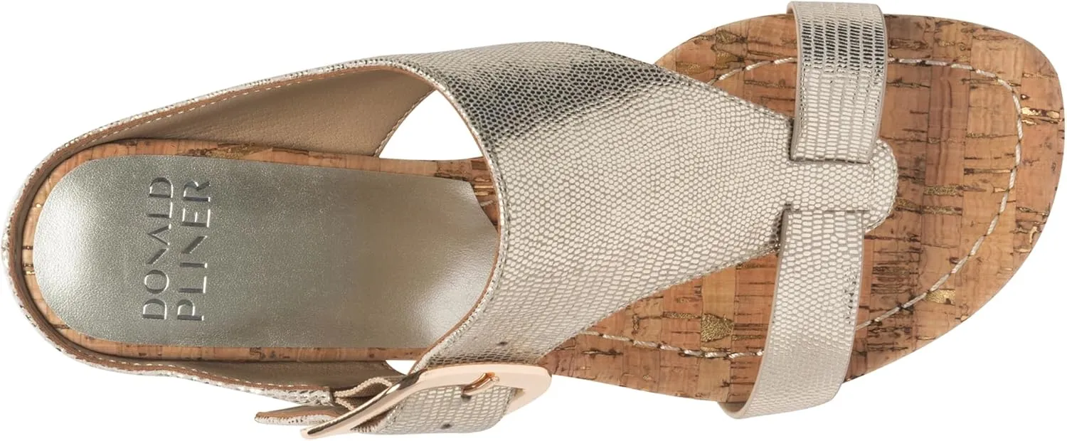 Donald Pliner Women's VINE Wedge Sandals, Open-Toe Sandals, Women's Sandals, Comfortable Sandals, Summer Wedges, Dress Sandals