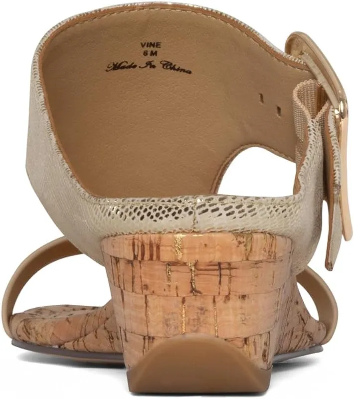 Donald Pliner Women's VINE Wedge Sandals, Open-Toe Sandals, Women's Sandals, Comfortable Sandals, Summer Wedges, Dress Sandals