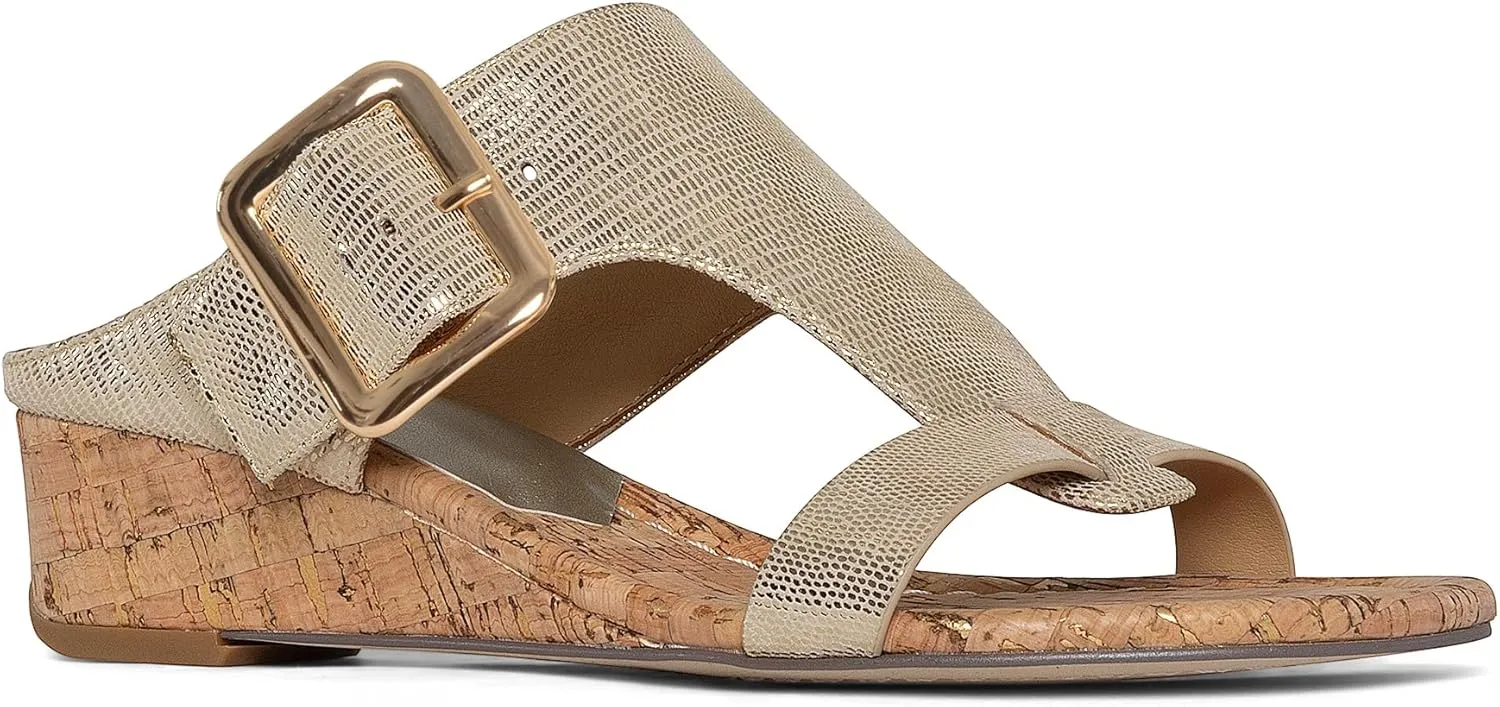 Donald Pliner Women's VINE Wedge Sandals, Open-Toe Sandals, Women's Sandals, Comfortable Sandals, Summer Wedges, Dress Sandals