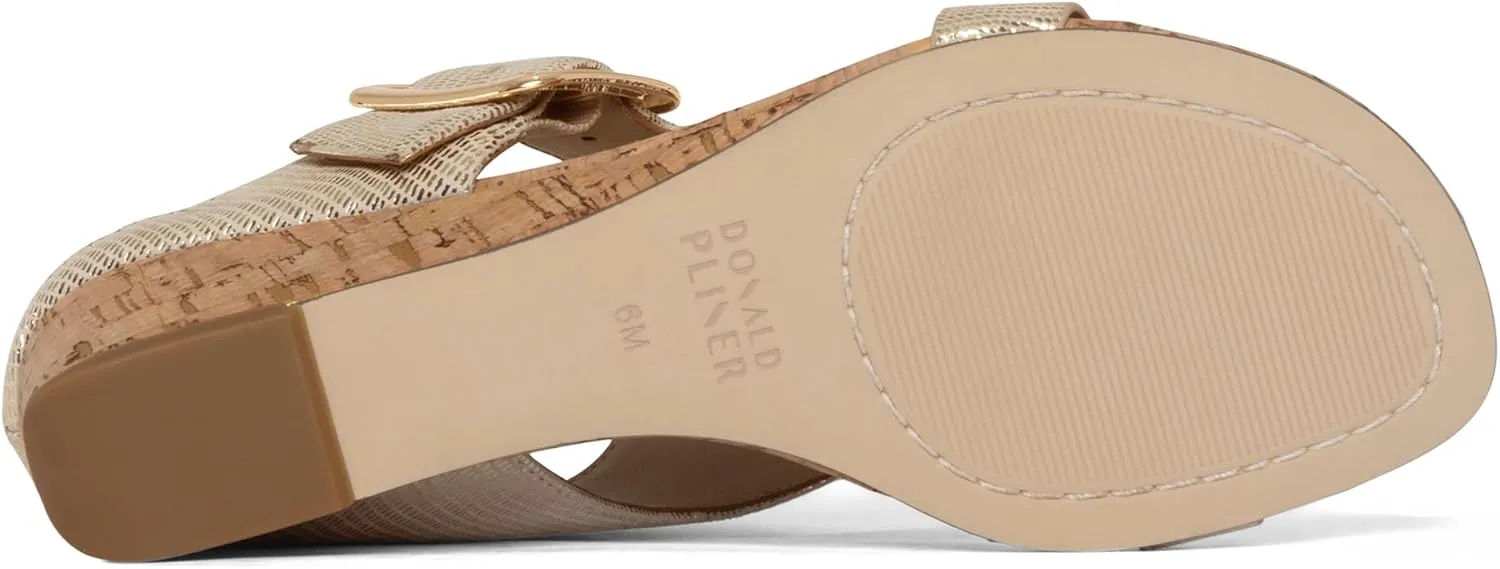 Donald Pliner Women's VINE Wedge Sandals, Open-Toe Sandals, Women's Sandals, Comfortable Sandals, Summer Wedges, Dress Sandals