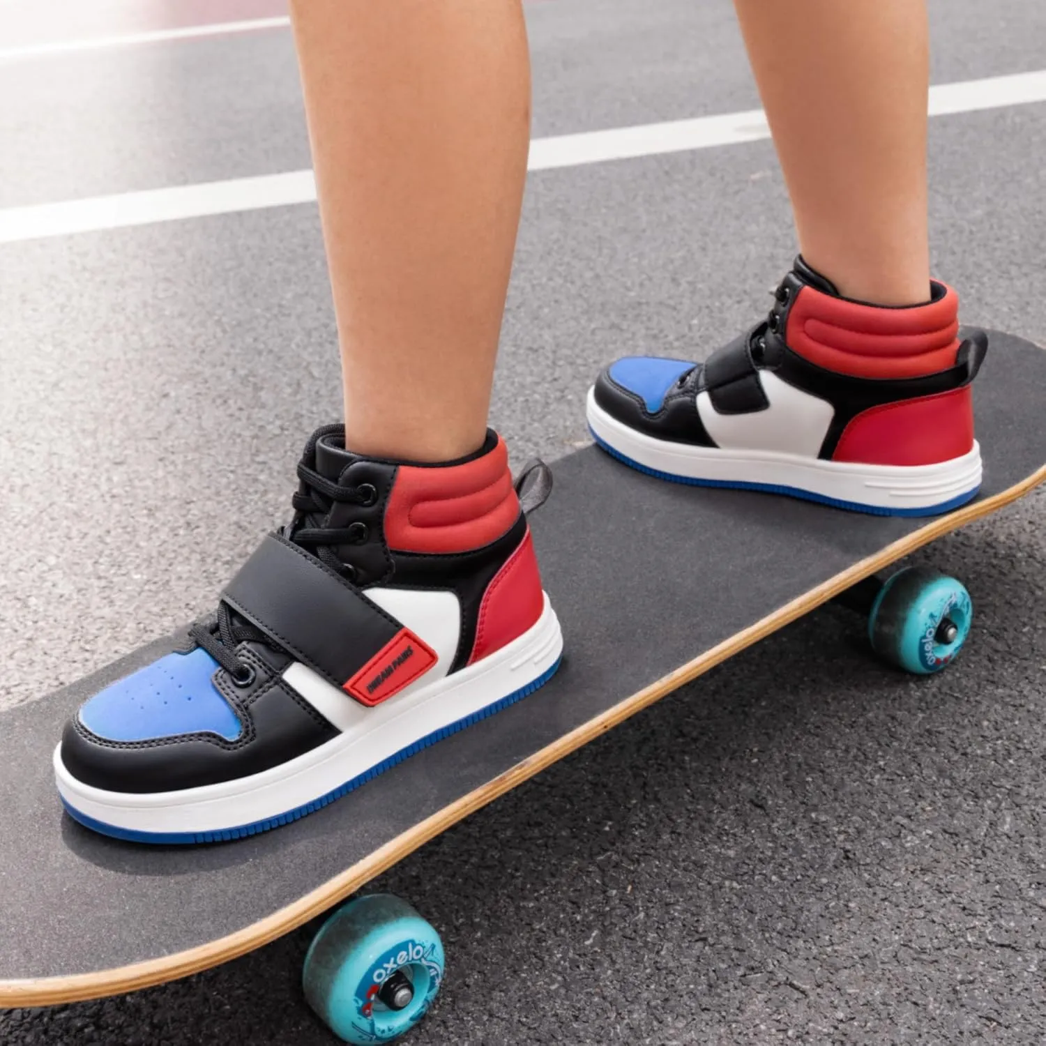 DREAM PAIRS Boys Girls High Top Sneaker LilLegends Skyhigh Basketball Shoes