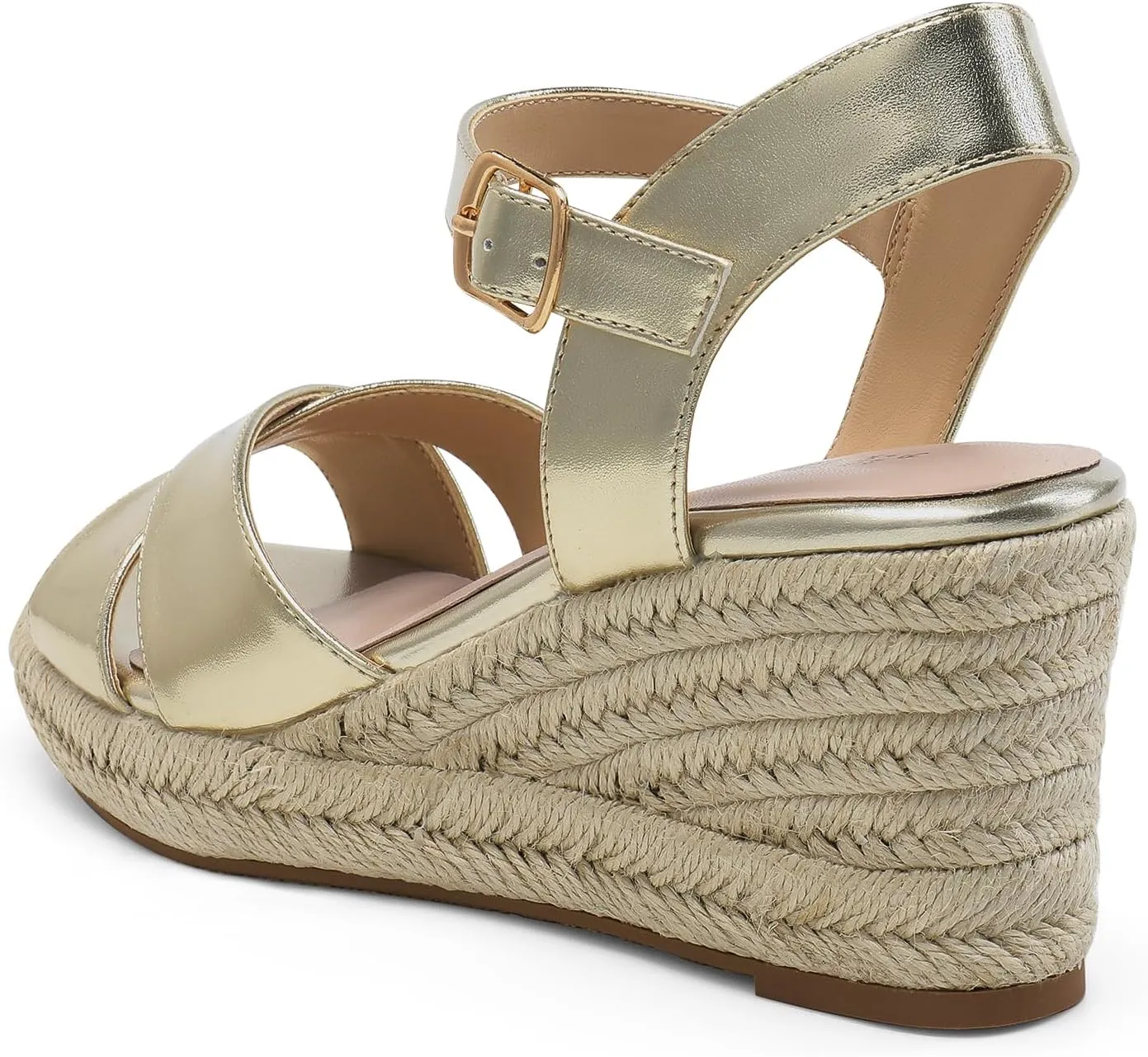 DREAM PAIRS Espadrille Dressy Wedge Sandals, Women's Platform Sandals Casual Summer, Comfortable High Heeled Wedges with Adjustable Buckle