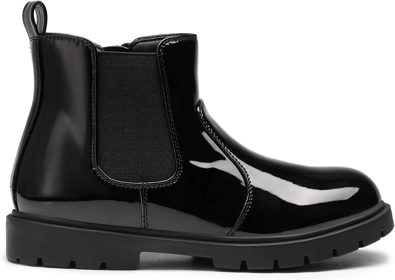 DREAM PAIRS Girls Side Zipper Chelsea Ankle Boots Little Kid/Big Kid