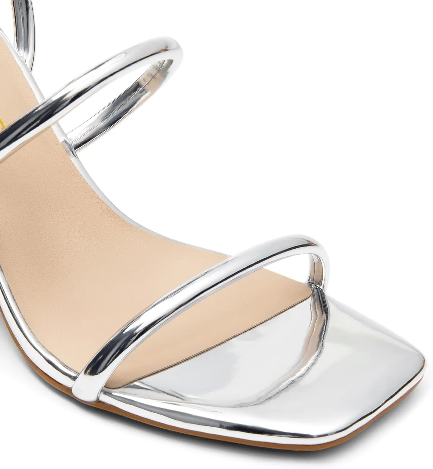 DREAM PAIRS Women Heels Chunky Square Open Toe Strappy Ankle Strap Block High Heeled Sandals for Dressy Wedding Comfortable Shoes
