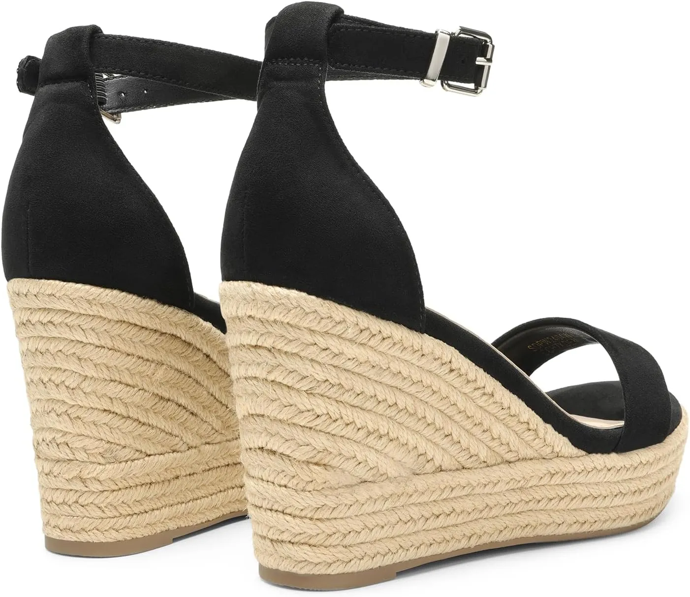 DREAM PAIRS Women's Platform Wedges Sandals, Comfortable Open Toe Espadrilles Sandals Dressy Buckle Ankle Strap Summer Shoes