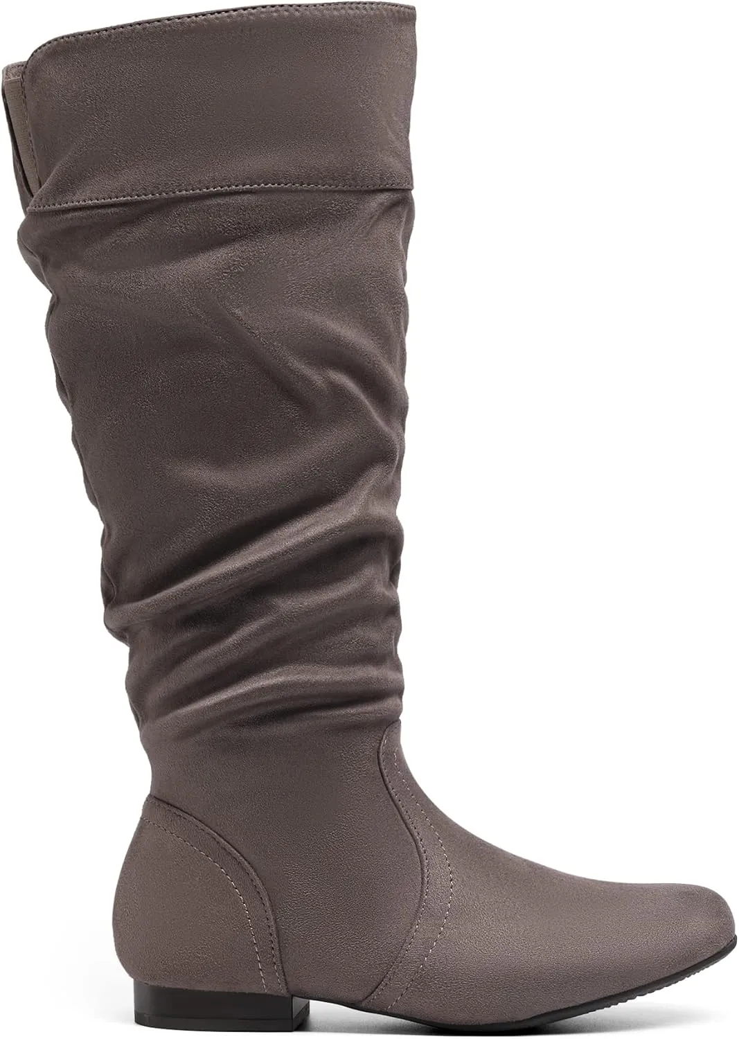 DREAM PAIRS Women's Wide Calf Knee High Pull On Fall Weather Winter Boots