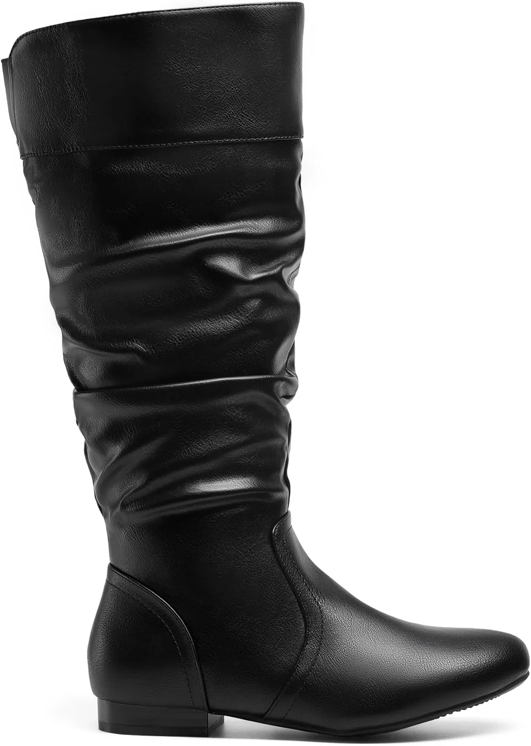 DREAM PAIRS Women's Wide Calf Knee High Pull On Fall Weather Winter Boots