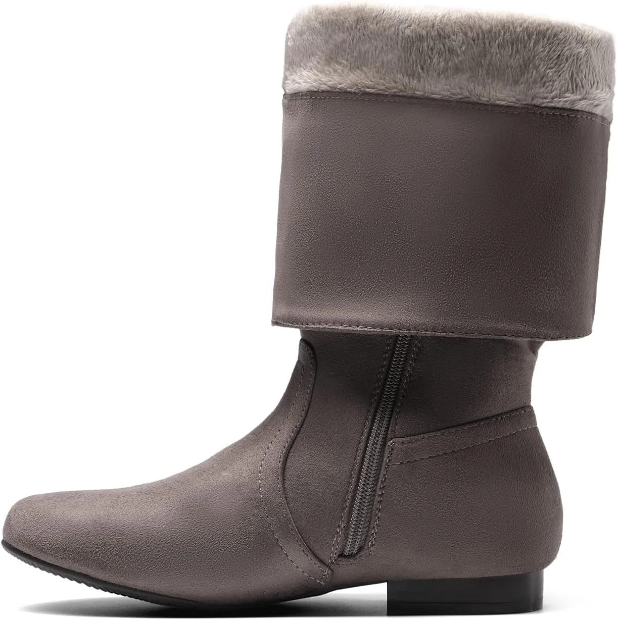 DREAM PAIRS Women's Wide Calf Knee High Pull On Fall Weather Winter Boots