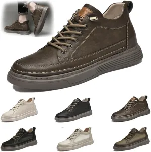 Elevator Shoes for Men Height Increase, Men's Invisible Height Increasing Elevator Shoes Taller Height Sneakers Casual Shoes with Height Increase Insoles Breathable Lace Up Oxford Shoes