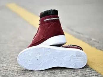 Fashion British Style High Top Canvas Men's Sneakers,Lace Up Ankle Boots with Zipper Casual Hundred Shoes
