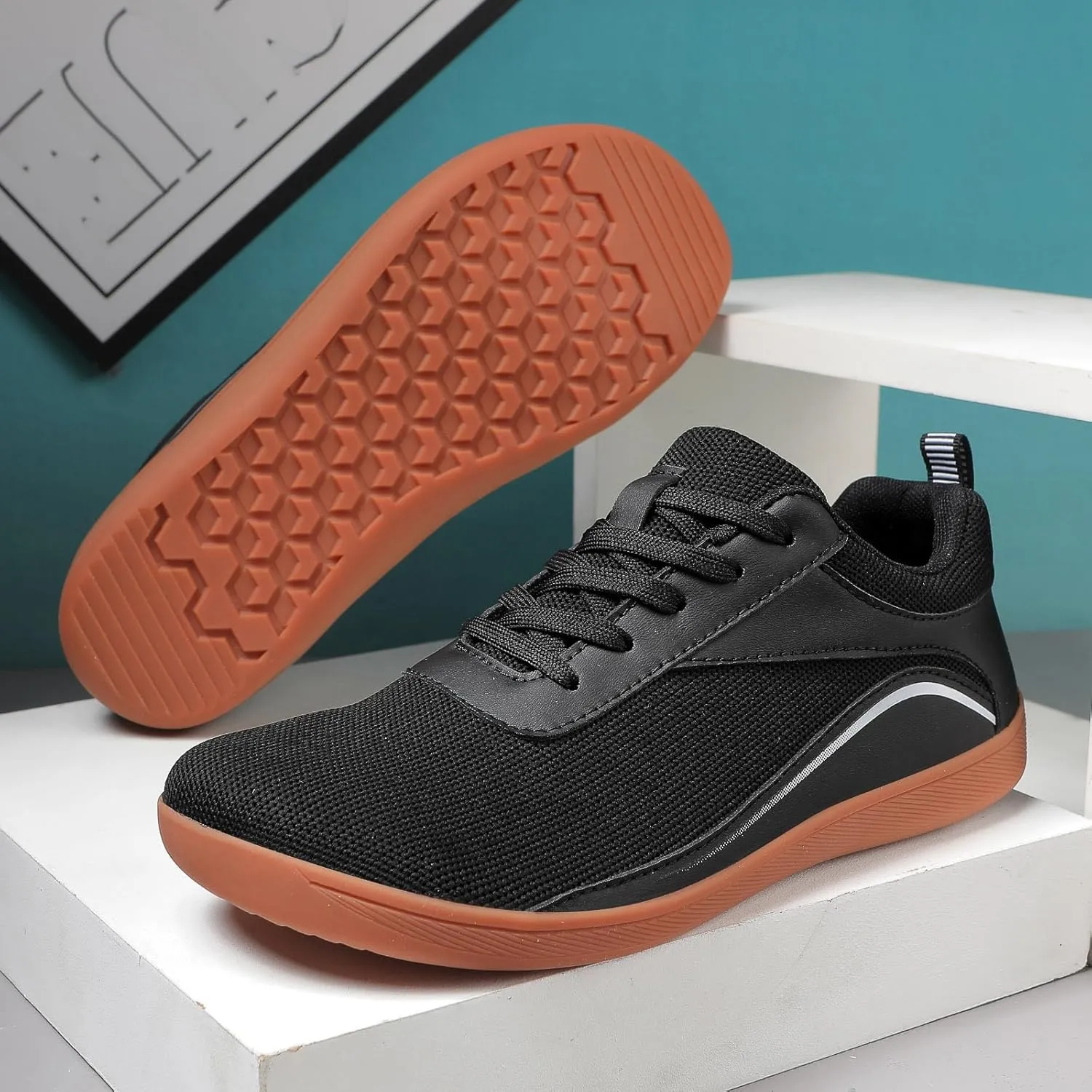 Fashion Sneakers Casual Shoe for Men Couple Mesh Sports Casual Shoes Breathable Flat Bottom Lightweight Plus Size