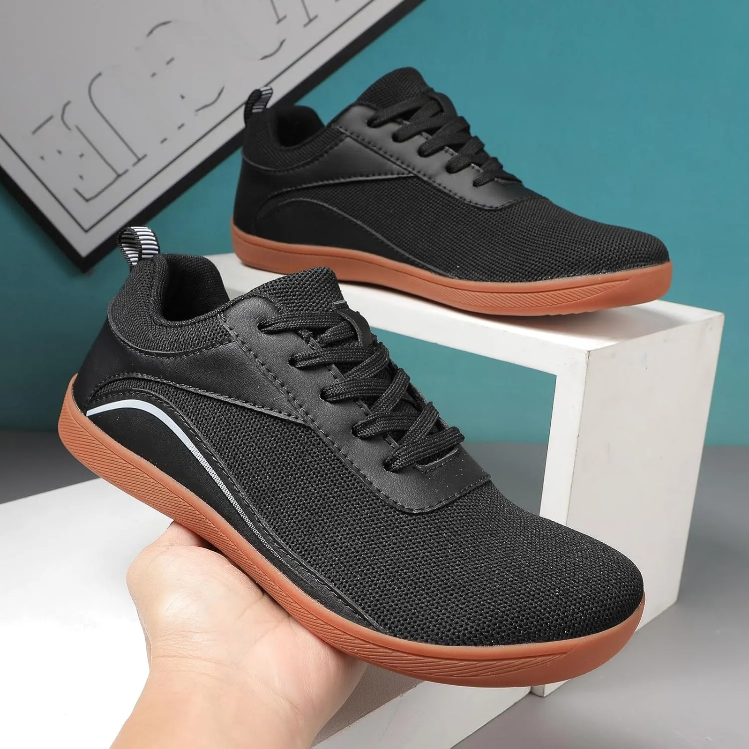 Fashion Sneakers Casual Shoe for Men Couple Mesh Sports Casual Shoes Breathable Flat Bottom Lightweight Plus Size