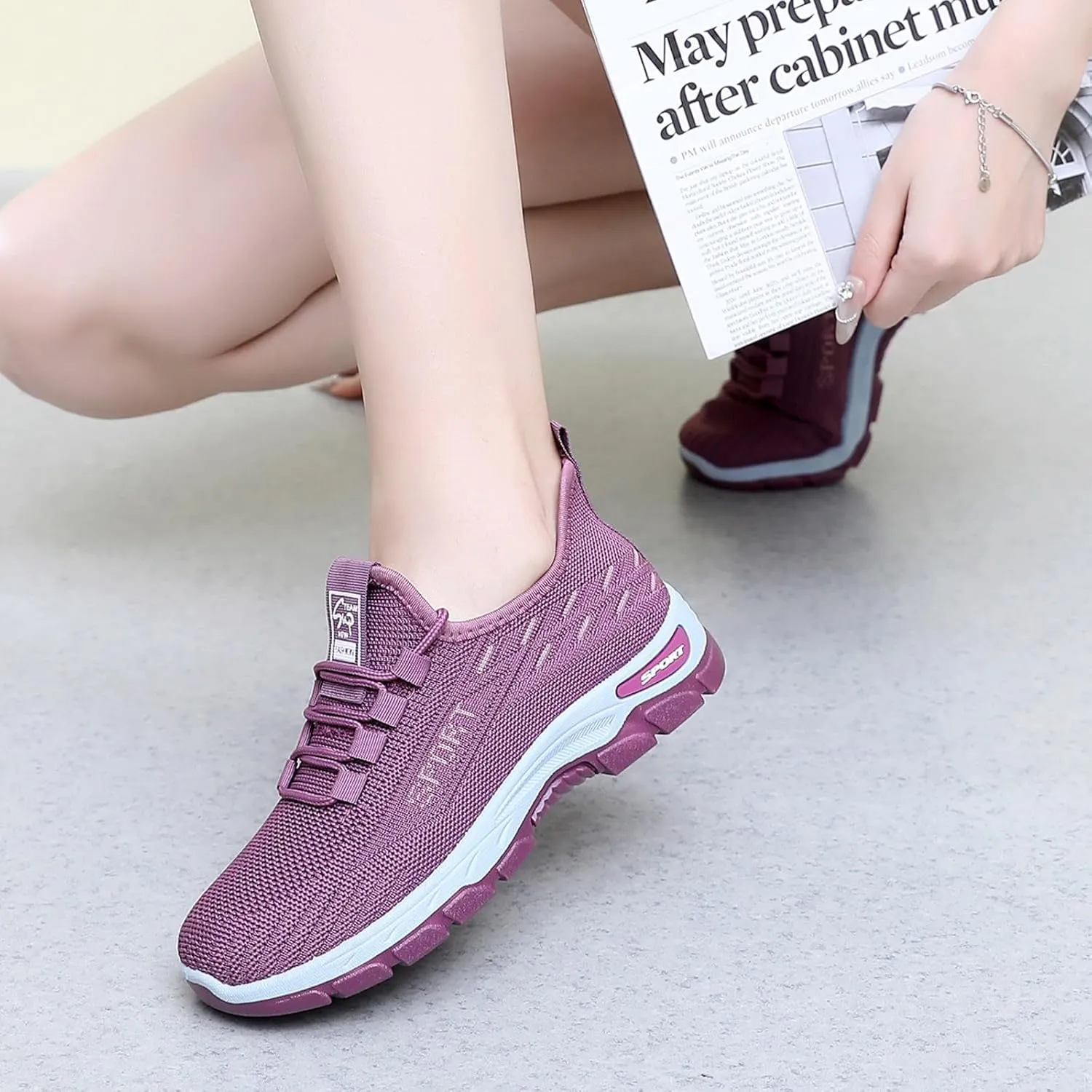 Fashion Sneakers Casual Shoe for Men Mens Couple Shoes Casual Shoes Slip On Breathable Fashion Flat Walking