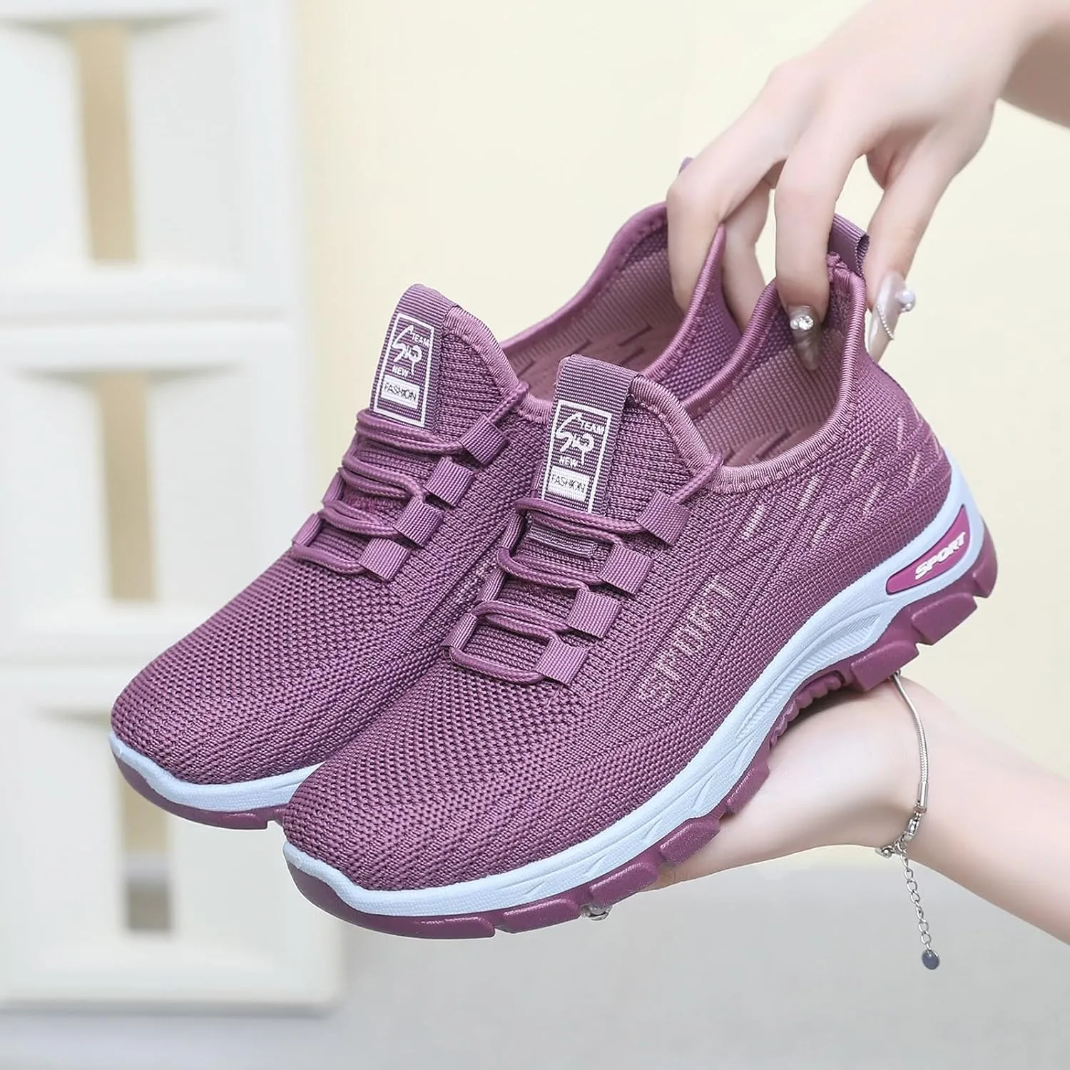 Fashion Sneakers Casual Shoe for Men Mens Couple Shoes Casual Shoes Slip On Breathable Fashion Flat Walking
