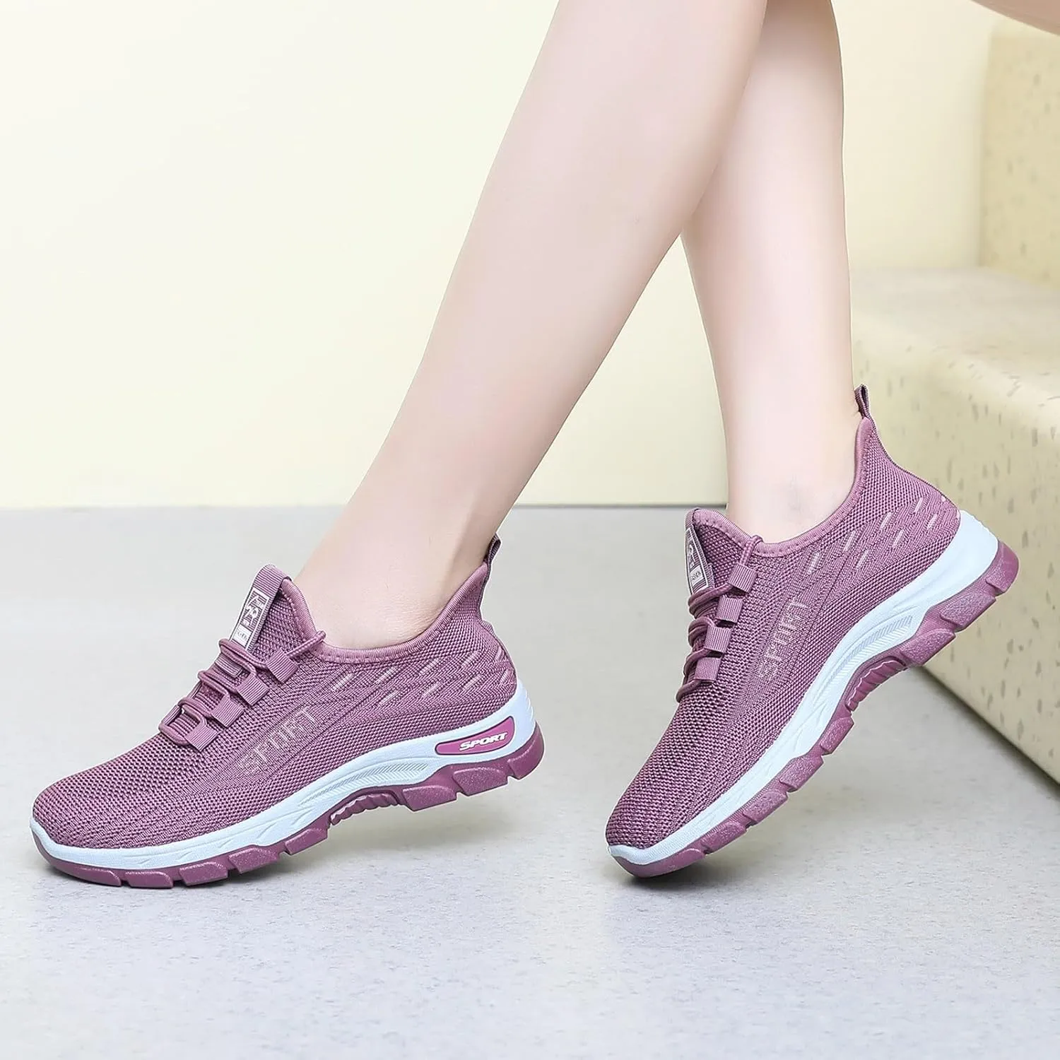 Fashion Sneakers Casual Shoe for Men Mens Couple Shoes Casual Shoes Slip On Breathable Fashion Flat Walking