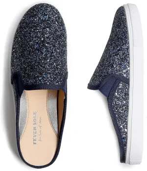 FEVERSOLE Women's Sport Mules Slip On Loafers Fashion Backless Sneakers