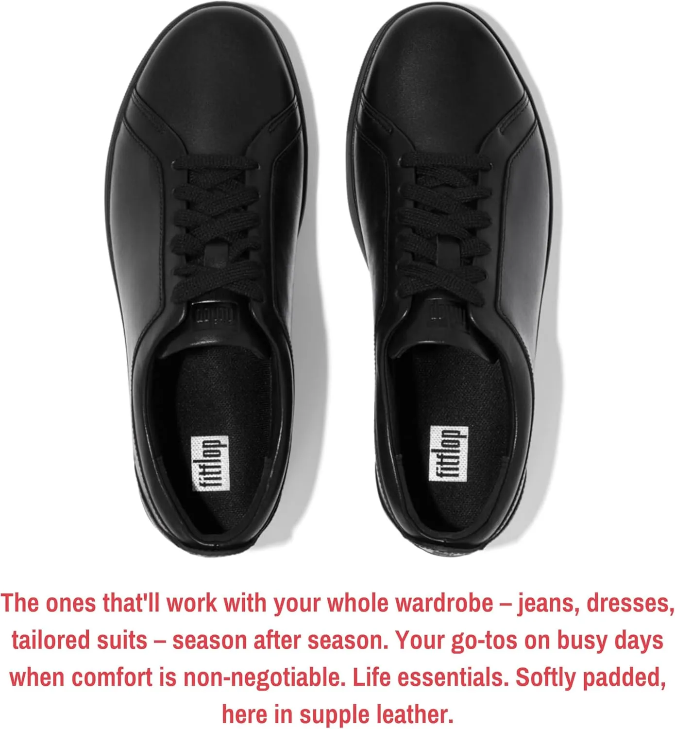 FitFlop Rally Leather Sneakers