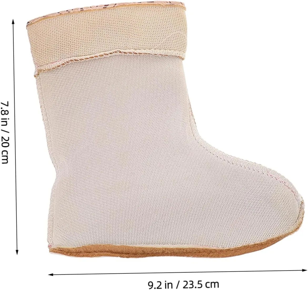 Fleece Boot Liner Socks for Women Soft Fleece Warm Boot Liners Rain Shoes Lining Socks for Women Winter