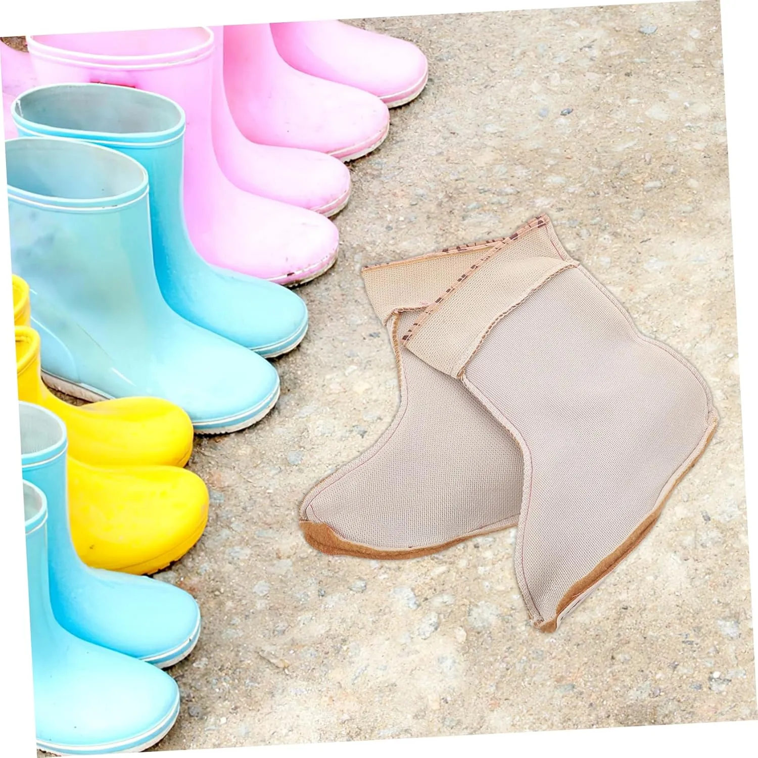 Fleece Boot Liner Socks for Women Soft Fleece Warm Boot Liners Rain Shoes Lining Socks for Women Winter