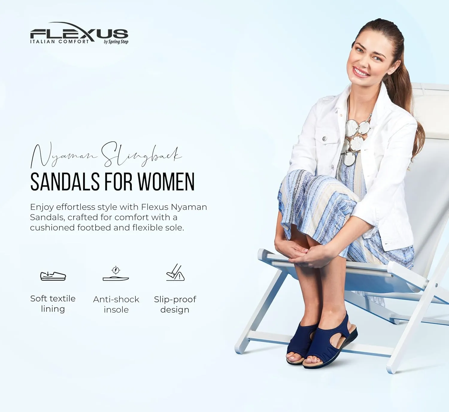 Flexus Women's NYAMAN Ankle Strap