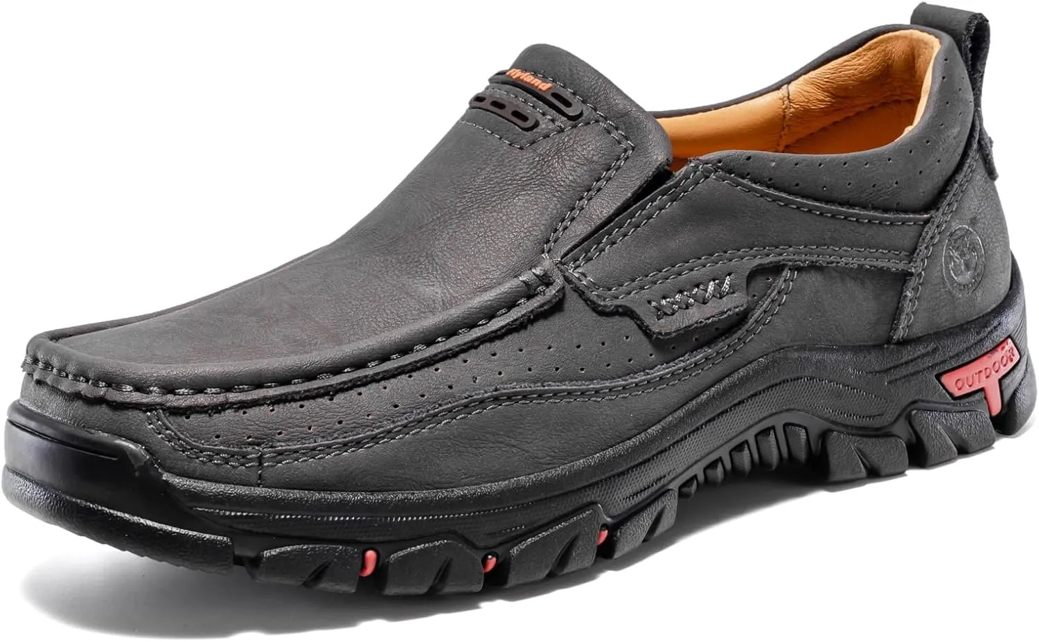 FLYLAND Basic 1.0 Men's Fashion Loafers Vintage Classical Leather Ankle Boots Handmade Chukka Boots Daily Casual Work Office Shoes Driving Shoes