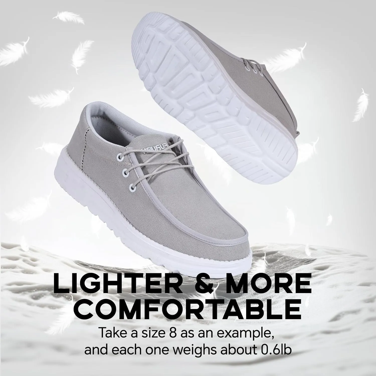 Furuian Steel Toe Shoes for Men Low-top Safety Work Shoes for Men Lightweight Steel Toe Sneakers Comfortable Canvas Work Loafers Zapatos De Trabajo para Hombres