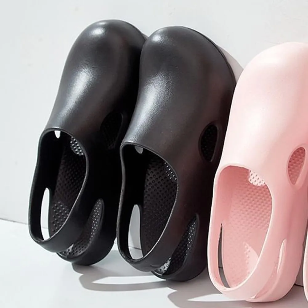 Garden Clogs for Women, Arch Support Work Shoes Comfort Non-slip Waterproof Mules Nurse Sandals, Fixed Heel Strap Outdoor Beach Slippers Girls Ladies Classic Closed Toe Slides