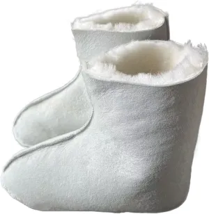 Genuine Sheepskin Women Slippers, 100% Shearling Soft Bottom Socks for Women Indoor Warm Fuzzy Wool Slippers