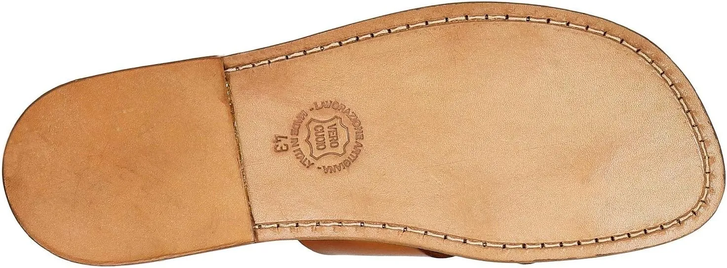 Gianluca - L'artigiano del cuoio Handmade Men's Leather Manmade Slippers