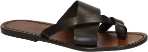 Gianluca - L'artigiano del cuoio Handmade Men's Leather Manmade Slippers