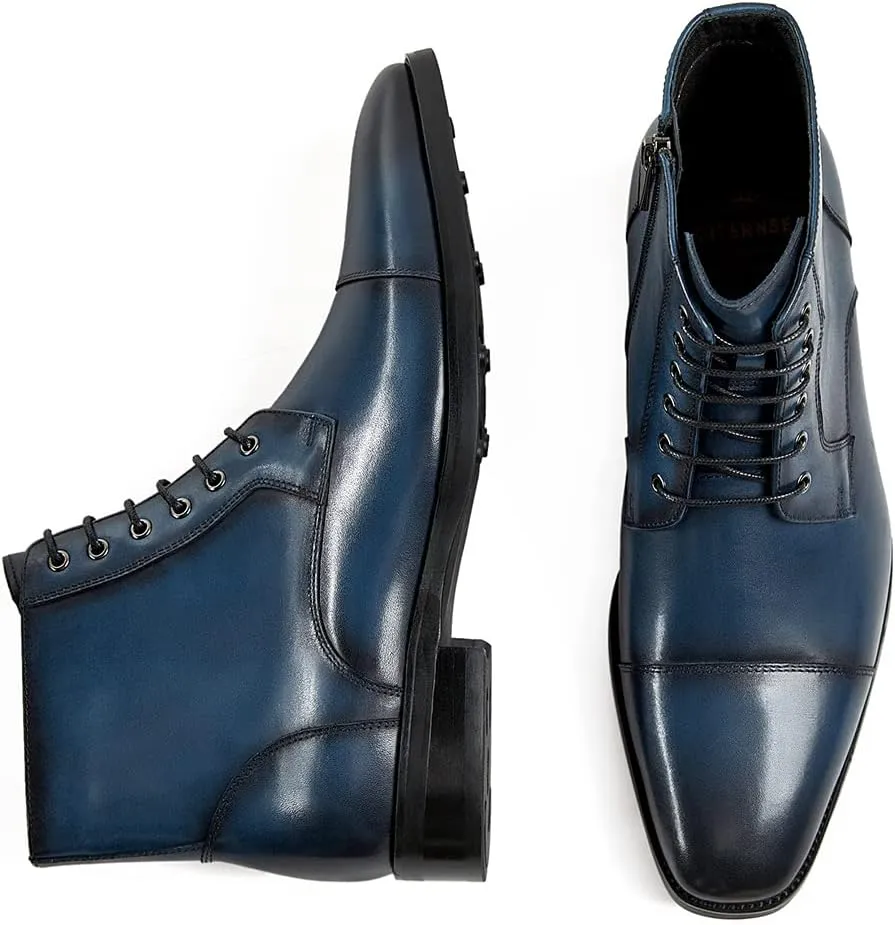 GIFENNSE Mens Dress Boots Formal Chelsea Boots for Men