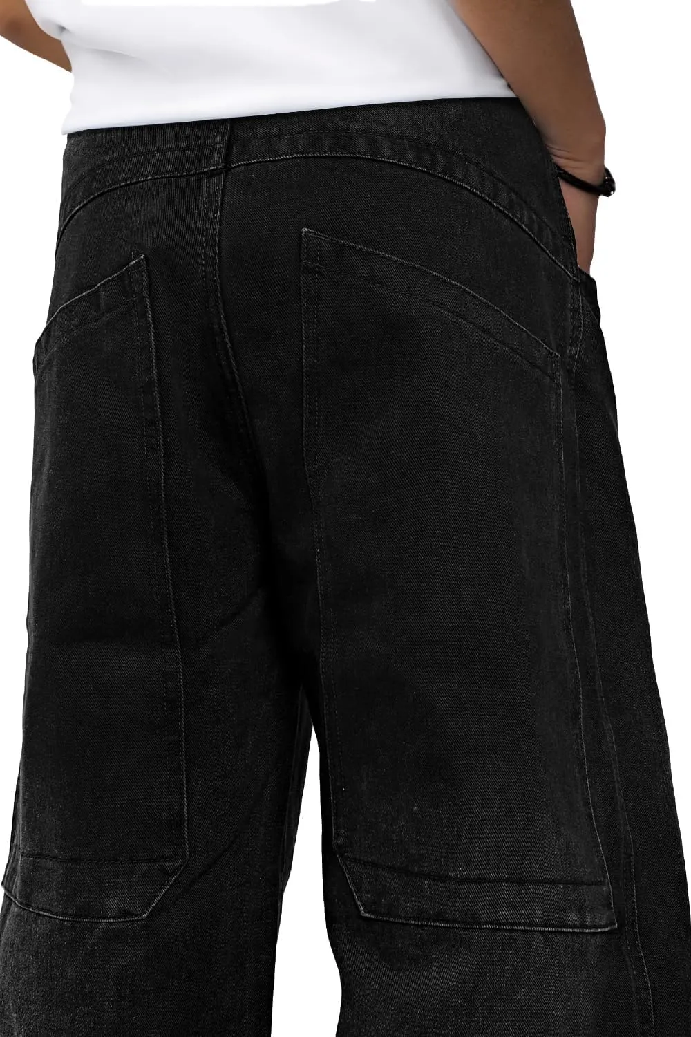 GINGTTO Mens Baggy Jeans Y2k Streetwear Denim Pants Wide Leg 32 Inch Inseam