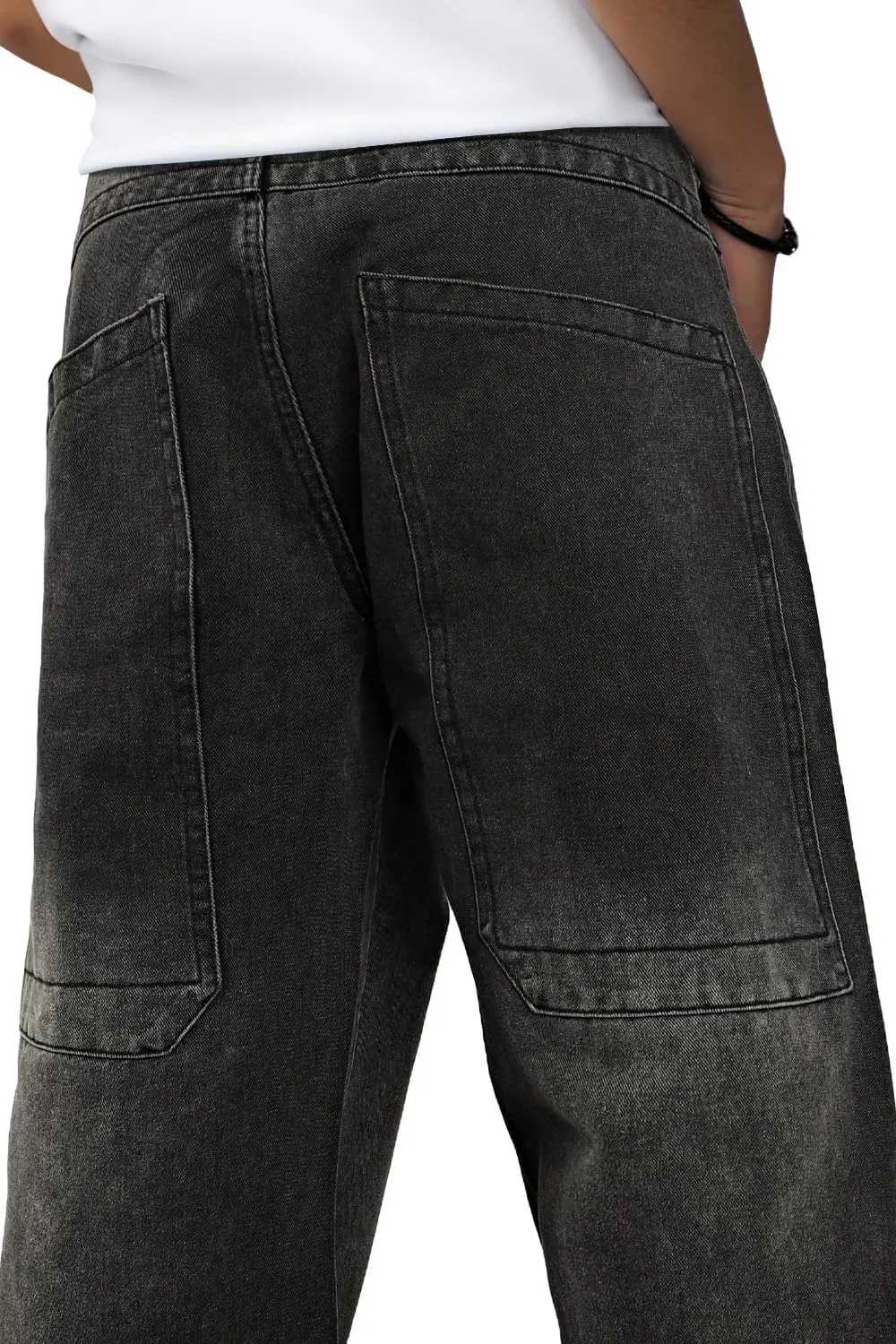 GINGTTO Mens Baggy Jeans Y2k Streetwear Denim Pants Wide Leg 32 Inch Inseam