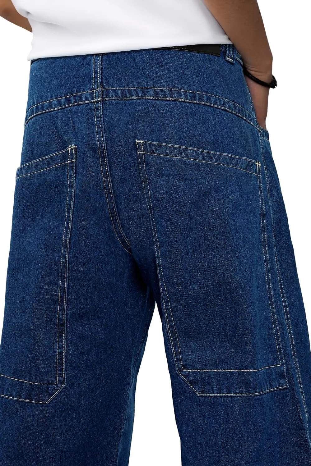 GINGTTO Mens Baggy Jeans Y2k Streetwear Denim Pants Wide Leg 32 Inch Inseam
