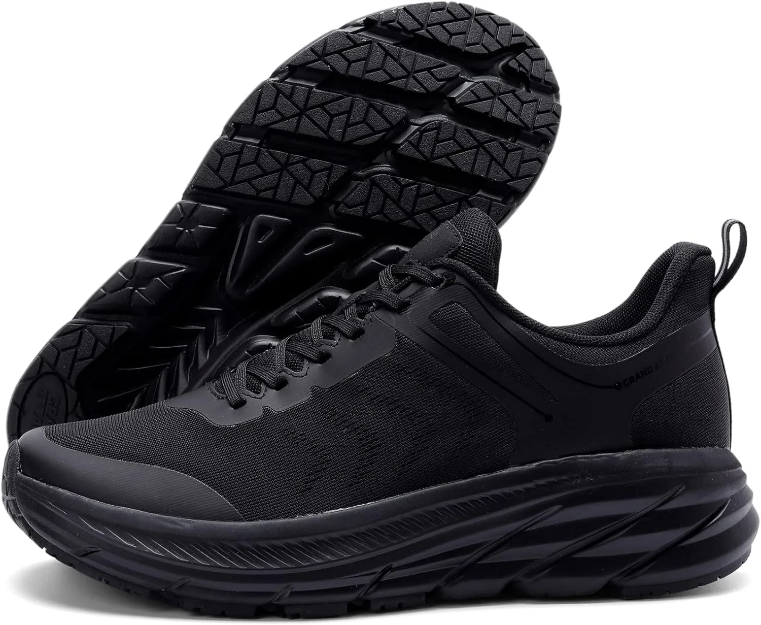 Grand Attack Men's Road Running Walking Shoes | Max Cushioned Comfort | Durable Non-Slip | Breathable Athletic Tennis Cross-Training Sneakers