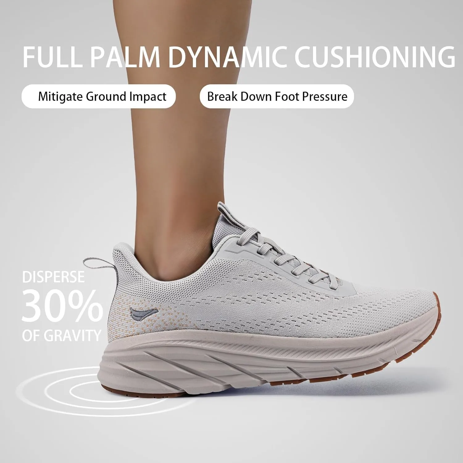 Grand Attack Men's Road Running Walking Shoes | Max Cushioned Comfort | Durable Non-Slip | Breathable Athletic Tennis Cross-Training Sneakers