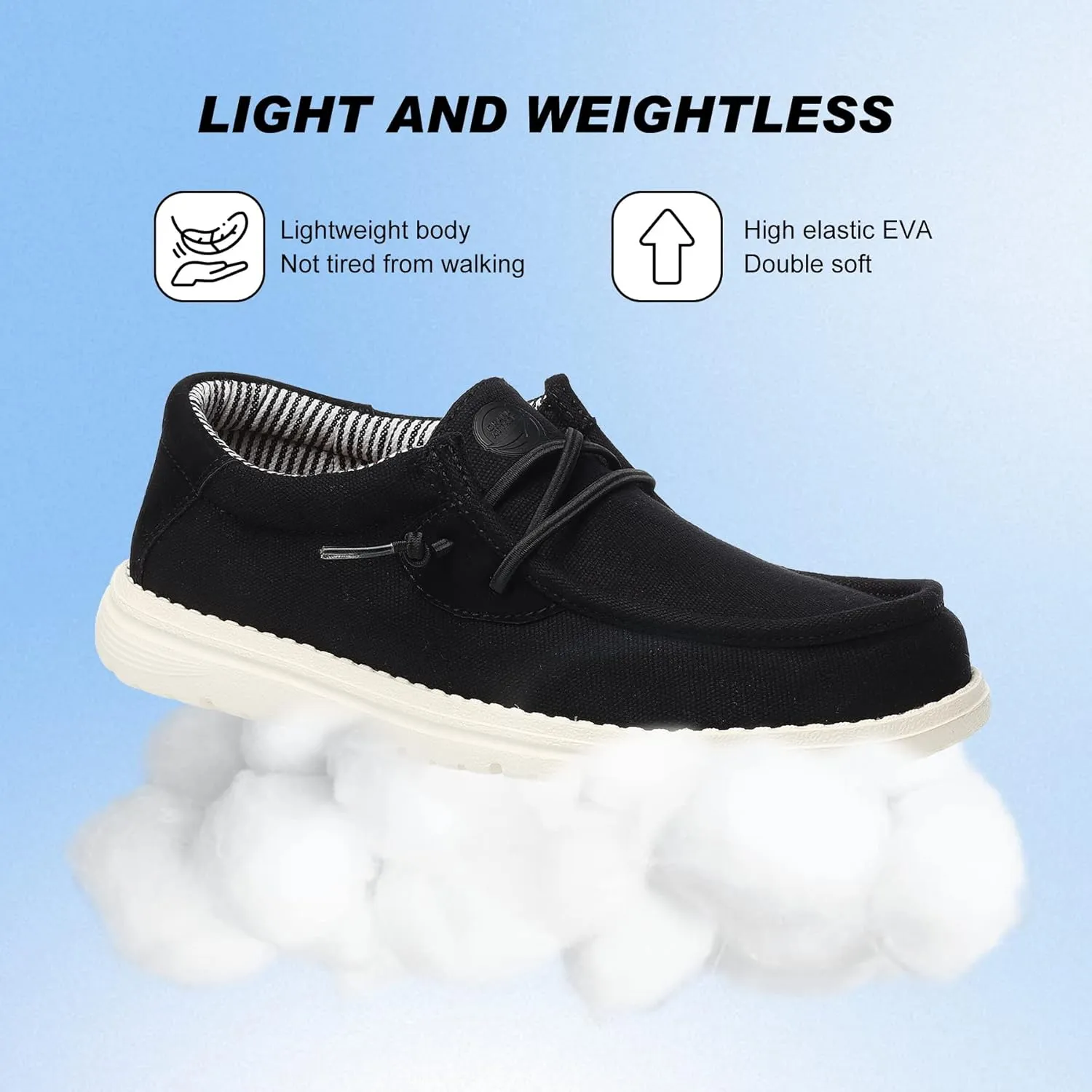 Grand Attack Walking Shoes for Women-Slip On Loafers,Linen Work Boat Shoes,Comfort&Lightweight,for Home Shopping,Dating,Driving,Traveling Shoes