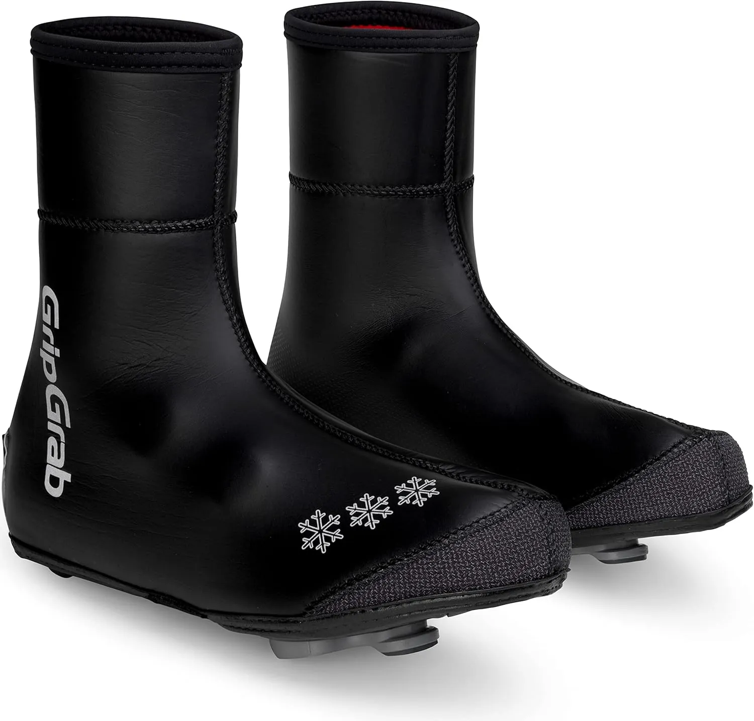 GripGrab Arctic Waterproof Deep Winter Road Cycling Shoe Covers Fleece Lined Thermal Cycling Road Bike Shoe Covers Waterproof Overshoes