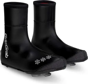 GripGrab Arctic Waterproof Deep Winter Road Cycling Shoe Covers Fleece Lined Thermal Cycling Road Bike Shoe Covers Waterproof Overshoes