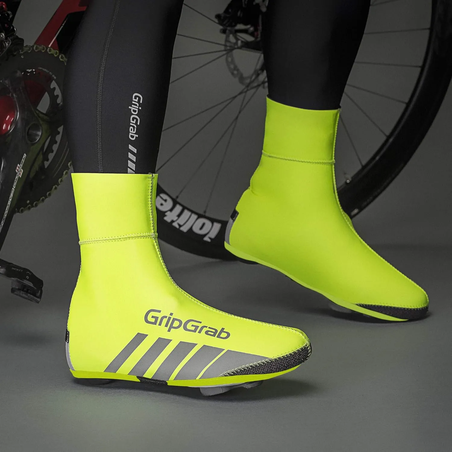 GripGrab RaceThermo Waterproof Winter Road Cycling Shoe Covers Cold Weather Thermal Neoprene Winter Cycling Overshoes