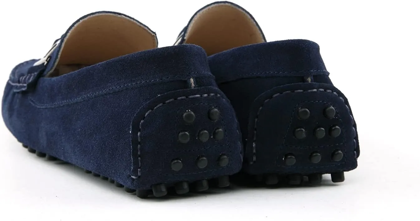 Hanfike Womens Casual Loafers Shoes Slip on Flats with Tassel Buckle Knot