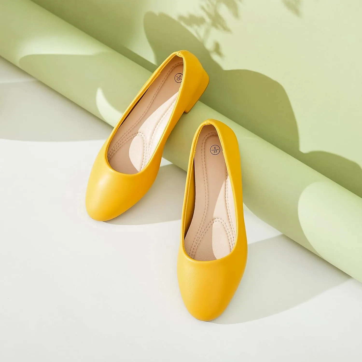 hash bubbie Women's Loafers Slip on Shoes Chunky Low Block Heels Closed Toe Pumps Shoes Office Shoes Ladies Elegant Wedding Dress Shoes
