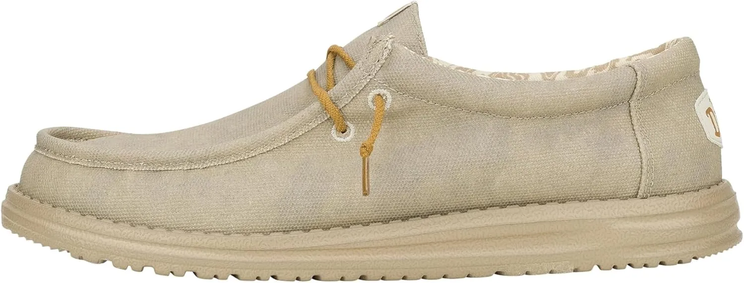 Hey Dude Men's Wally Waxed Canvas Sneaker