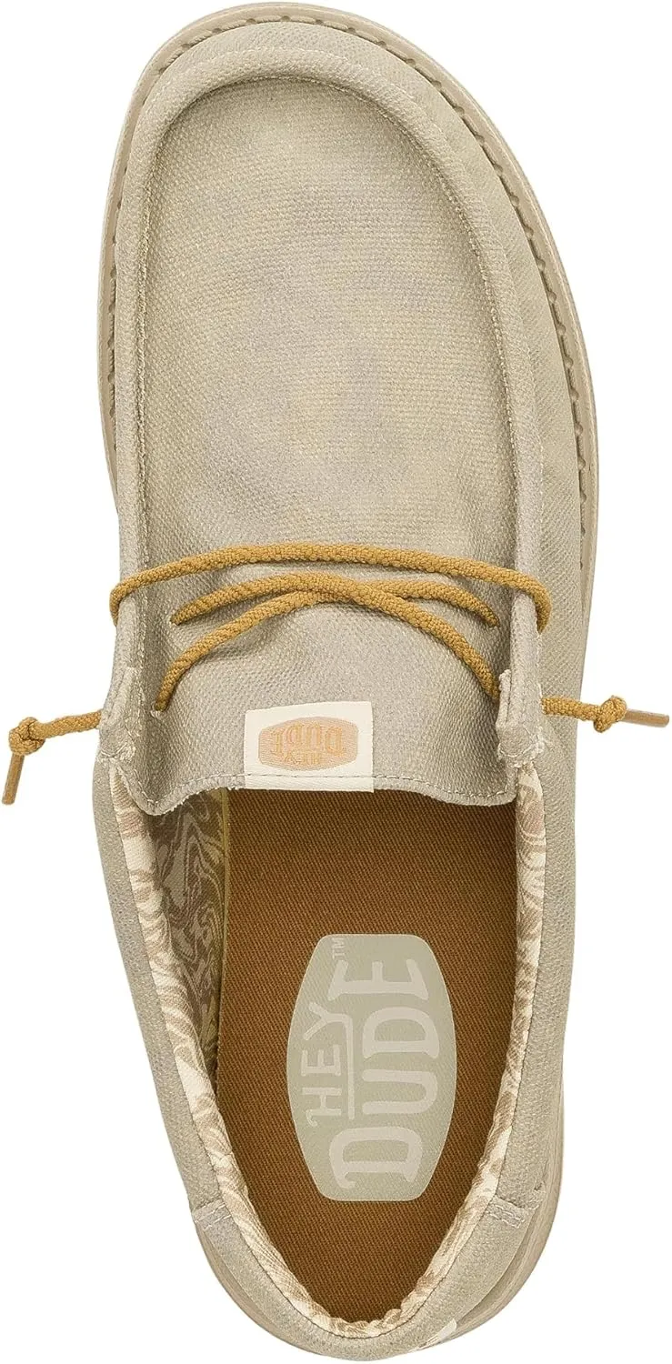 Hey Dude Men's Wally Waxed Canvas Sneaker