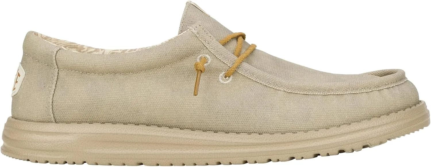Hey Dude Men's Wally Waxed Canvas Sneaker