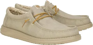 Hey Dude Men's Wally Waxed Canvas Sneaker