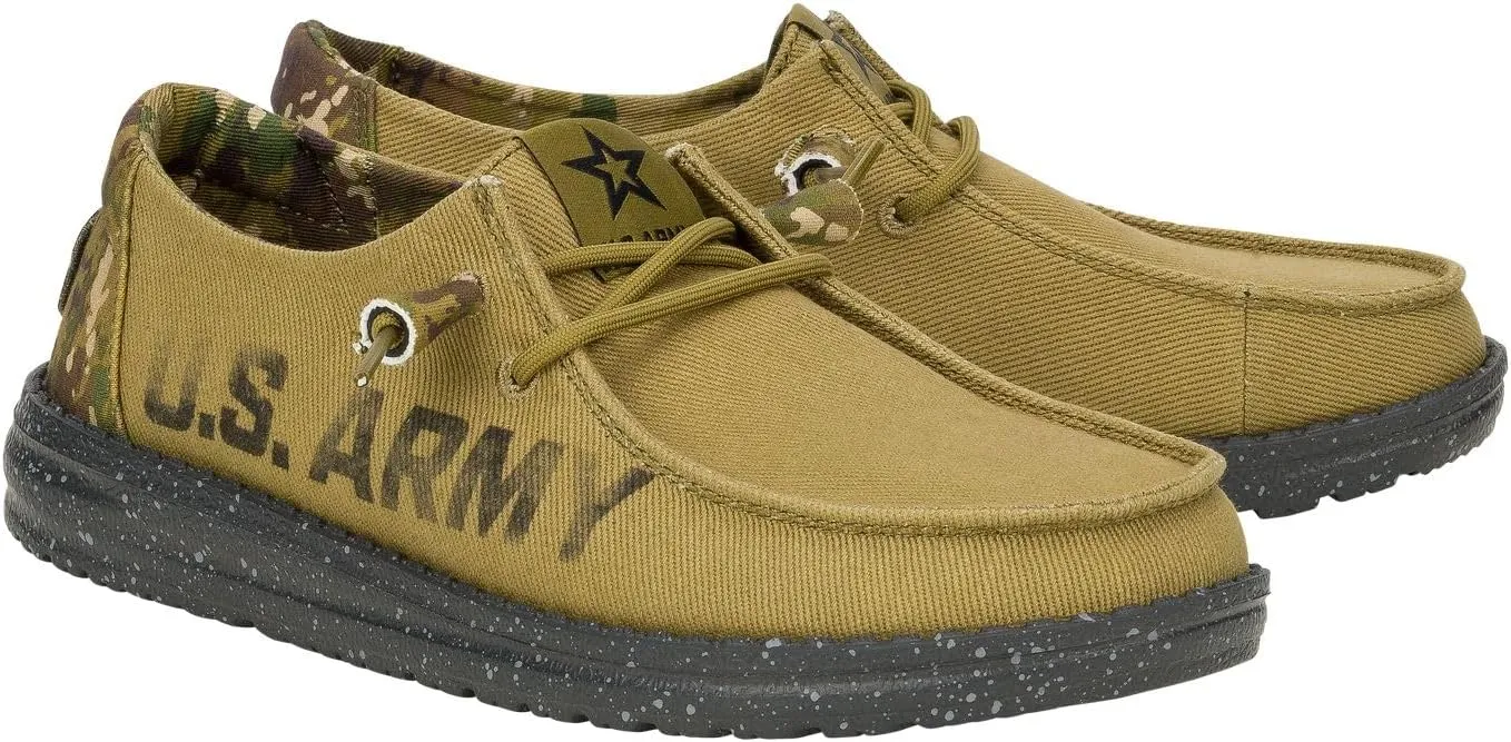 Hey Dude Wendy US Armed Forces, Navy, Army, Women’s Shoes, Women’s Slip-on Loafers, Comfortable & Light-Weight